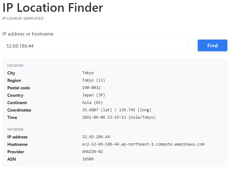 IP Address Finder